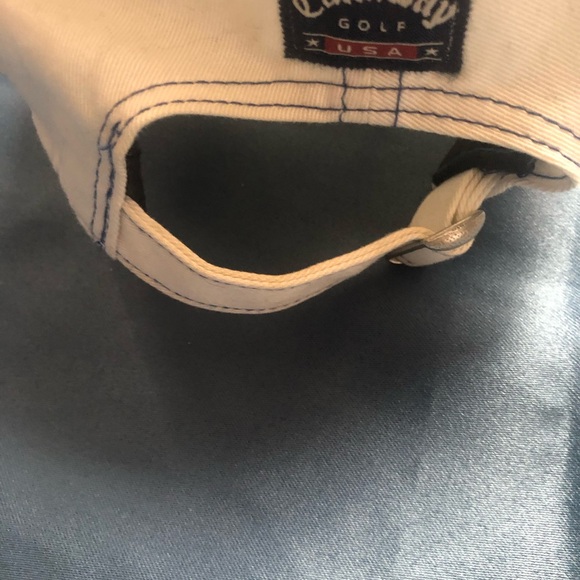 Callaway Tan Golf Hat with Embroidered Logo - Picture 4 of 8